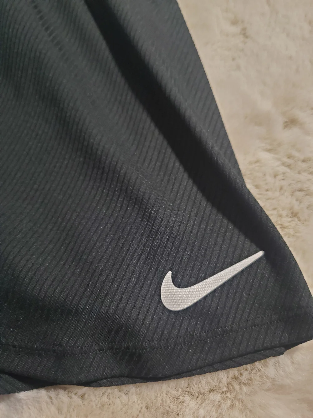 Nike Dri-FIT Tennis Skort Black White Trim Athletic Golf Activewear Skirt Small